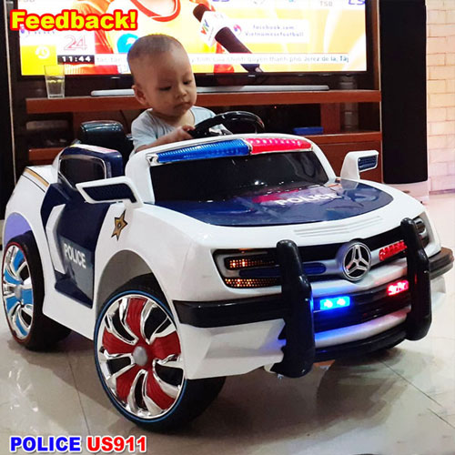 Ô tô điện trẻ em cảnh sát US911-X