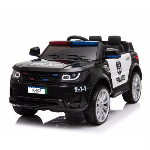Xe ô tô điện trẻ em cảnh sát JC002 - màu đen