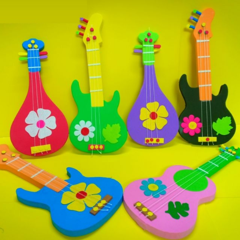 9 ý tưởng đồ chơi âm nhạc tự làm cho bé đơn giản, sáng tạo