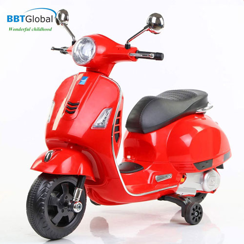 Xe máy điện trẻ em Vespa BBT-6116 - màu đỏ