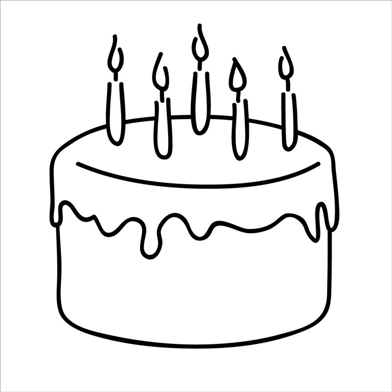 Tô màu bánh sinh nhật  Hướng dẫn tô màu bánh sinh nhật Coloring birthday  cake  YouTube