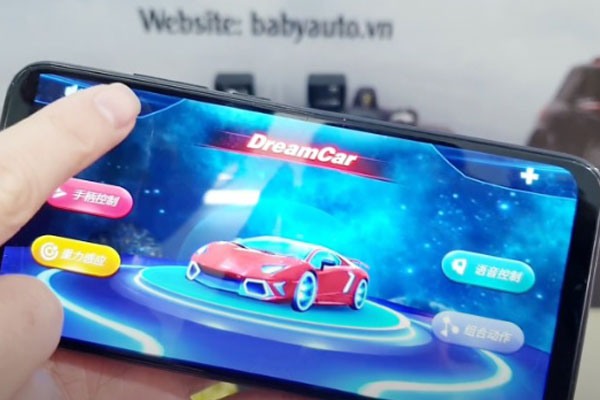 Hướng dẫn kết nối ô tô điện trẻ em với điện thoại thông qua app Dream Car