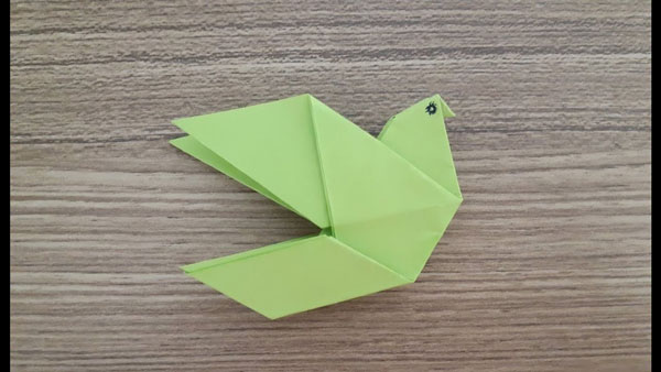 Cách gấp con chim bằng giấy siêu nhanh