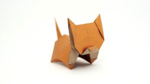 Con mèo bàng giấy xinh xắn, đáng yêu