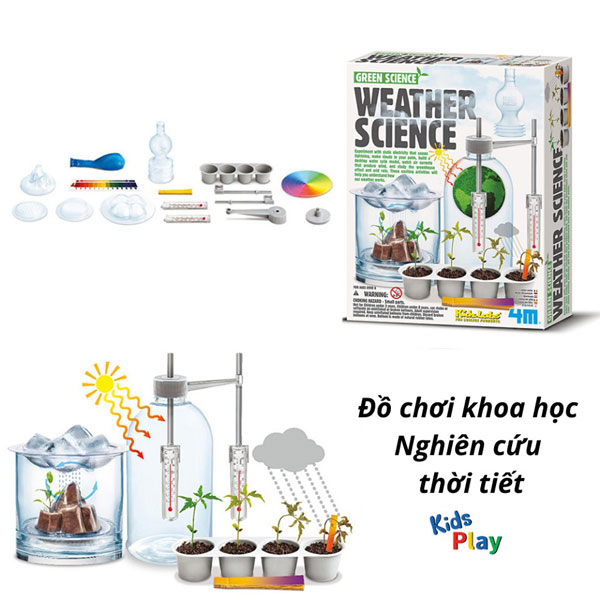 Bộ đồ chơi về khoa học và thời tiết 4M