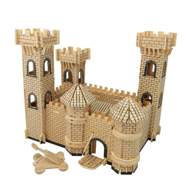 Đồ chơi lắp ghép mô hình lâu đài giấy 3D