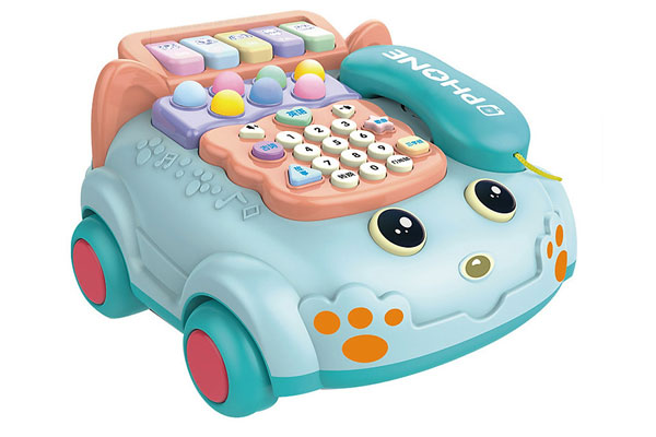 Điện thoại bàn đồ chơi có nhạc OEM được thiết kế với màu sắc bắt mắt